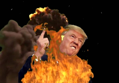 Donald Trump speelt met vuur, maar dat beseft hijzelf niet